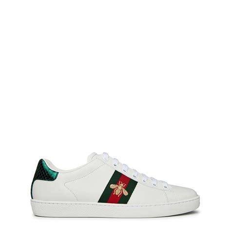 gucci trainers bee ladies|gucci ace bee embroidered.